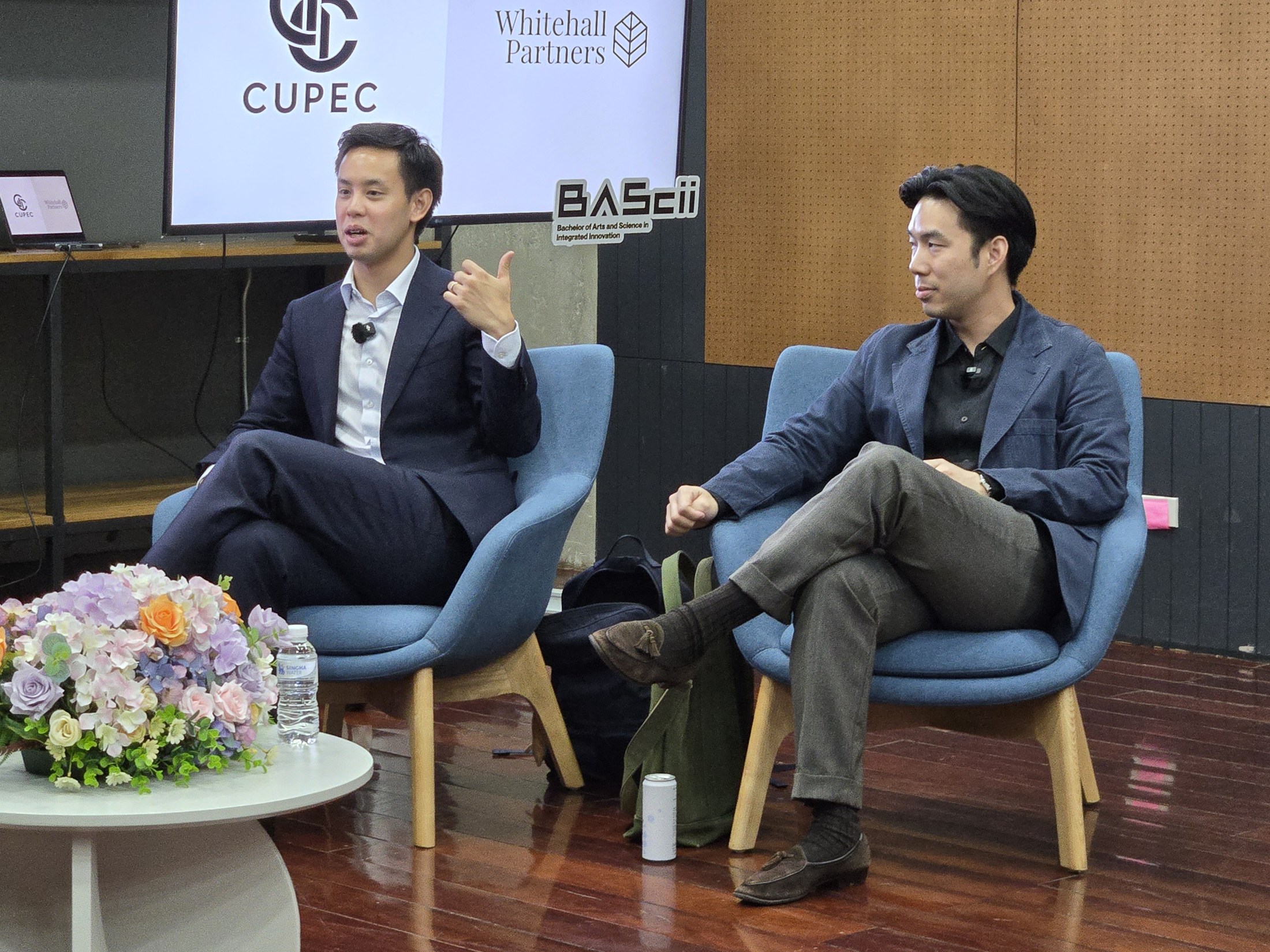 Speakers in conversation at the CUPEC and Whitehall Partners session